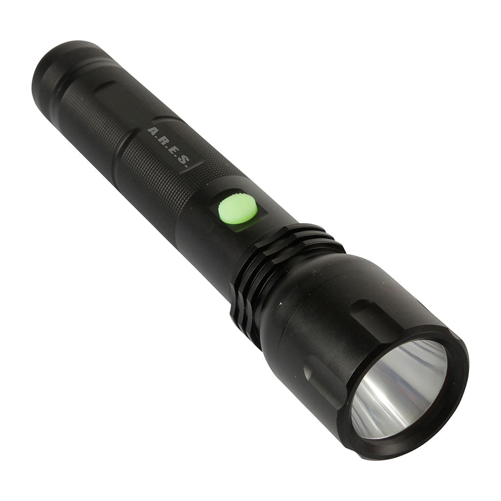 Lampe d'intervention Ares 500 lumens en aluminium sur 2 piles D autonomie 20 heures