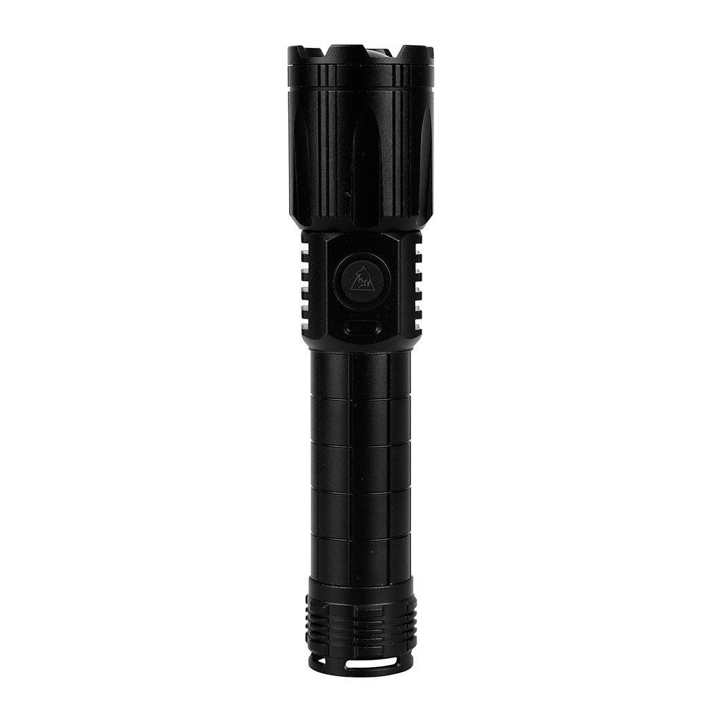 Lampe torche tactique Ares en aluminium 1800 lumens rechargeable avec batterie externe