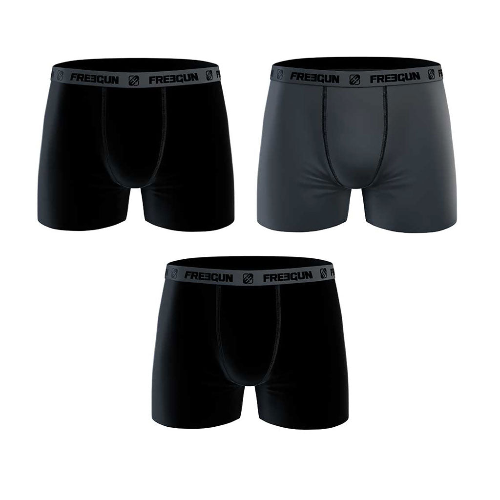 Lot de 3 boxers Ares en coton pour le paquetage et le service courant