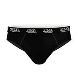 Lot de 5 slips homme Ares en coton extensible 95% coton ceinture élastique large