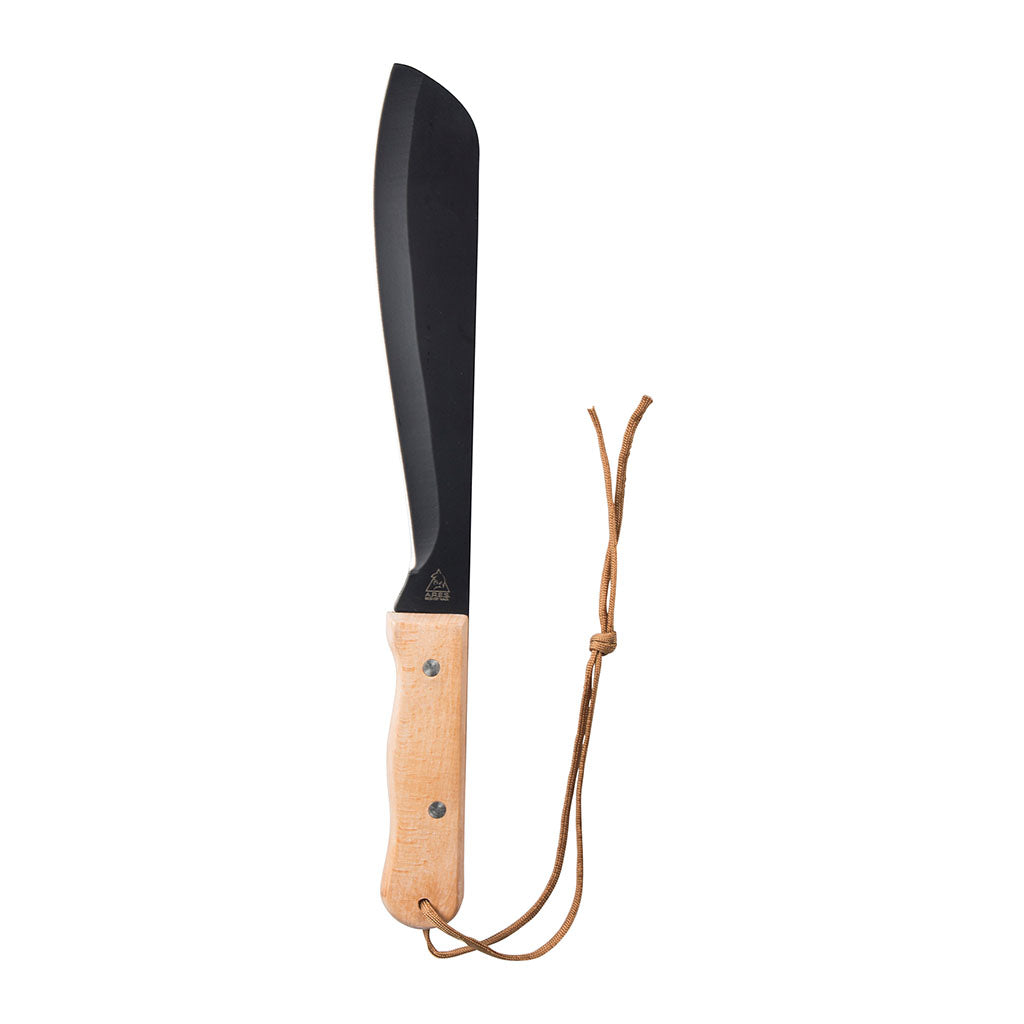 Machette courte Ares Maroni lame acier 3Cr13 longueur totale 41 cm manche bois et étui