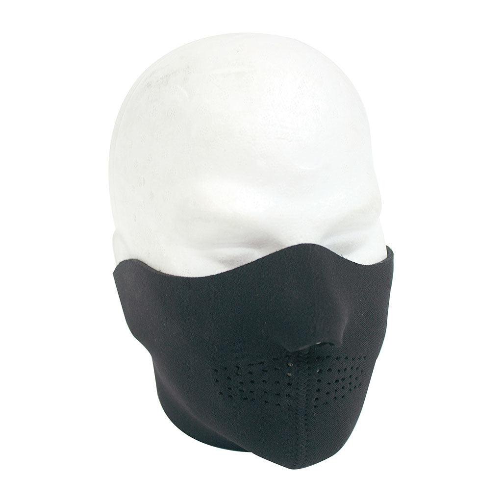 Masque facial Ares en néoprène souple pour la protection du menton et des joues
