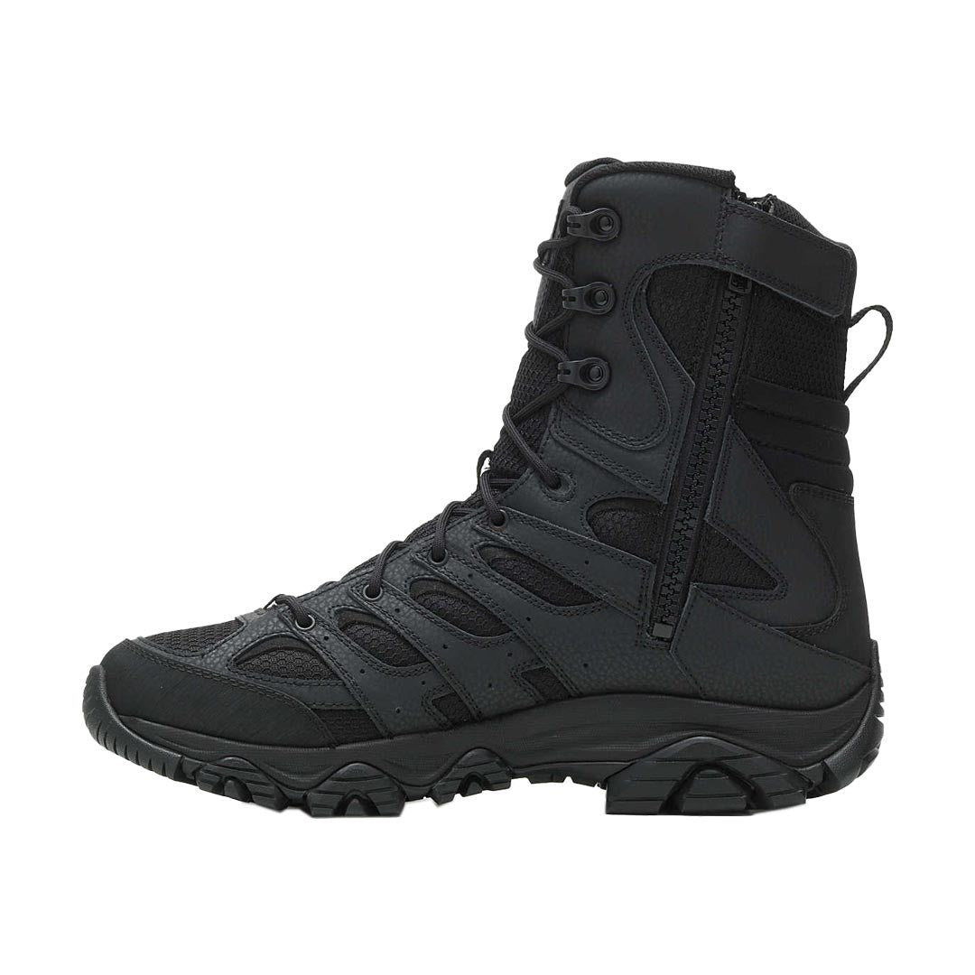 Chaussures d'intervention Merrell Moab 3 Tactical 8 pouces imperméables à glissière latérale