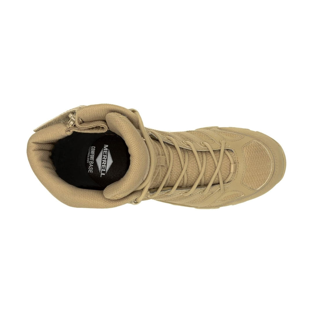Chaussures d'intervention Merrell Moab 3 Tactical 8 pouces imperméables à glissière latérale
