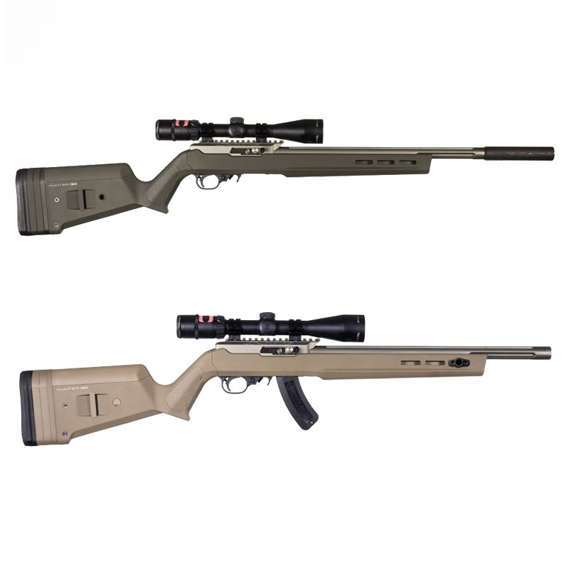 Crosse Magpul Hunter X-22 pour Ruger 10/22 en polymère renforcé et aluminium anodisé