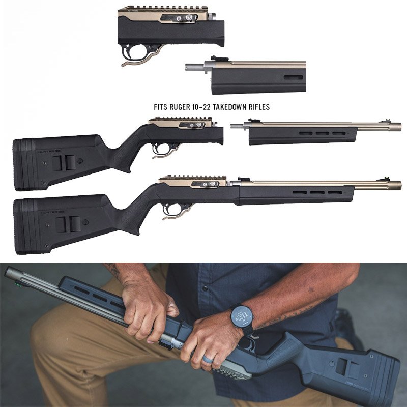 Crosse Magpul Hunter X-22 Takedown pour Ruger 10/22 Takedown polymère M-LOK