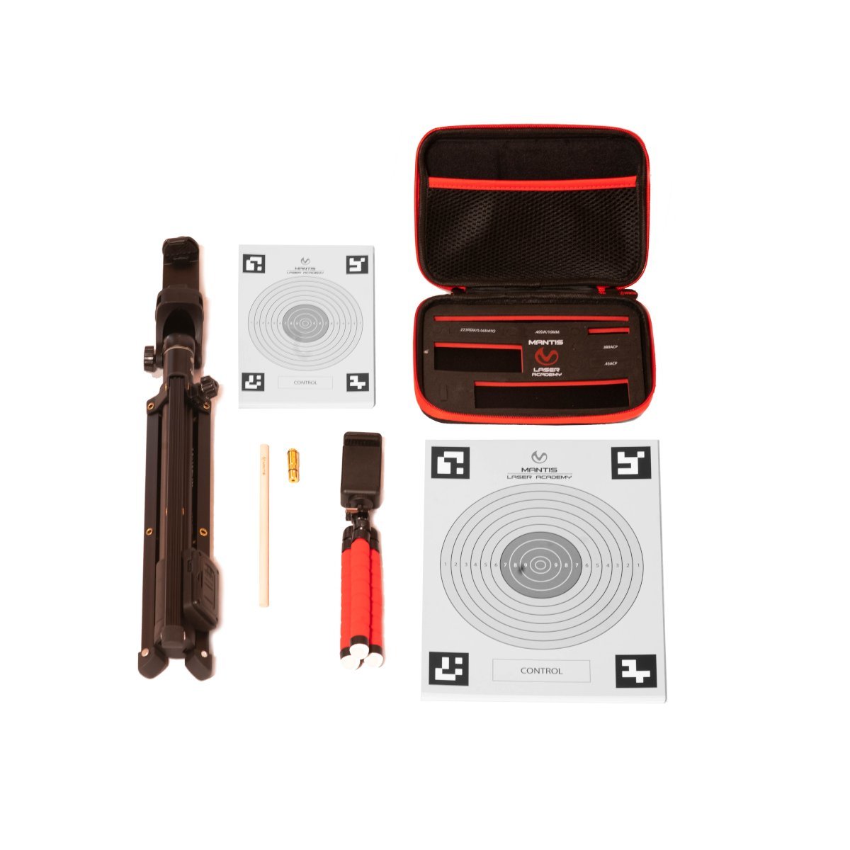 Kit d'entraînement au tir à sec Laser Academy Standard Mantis calibre 9 mm avec mallette