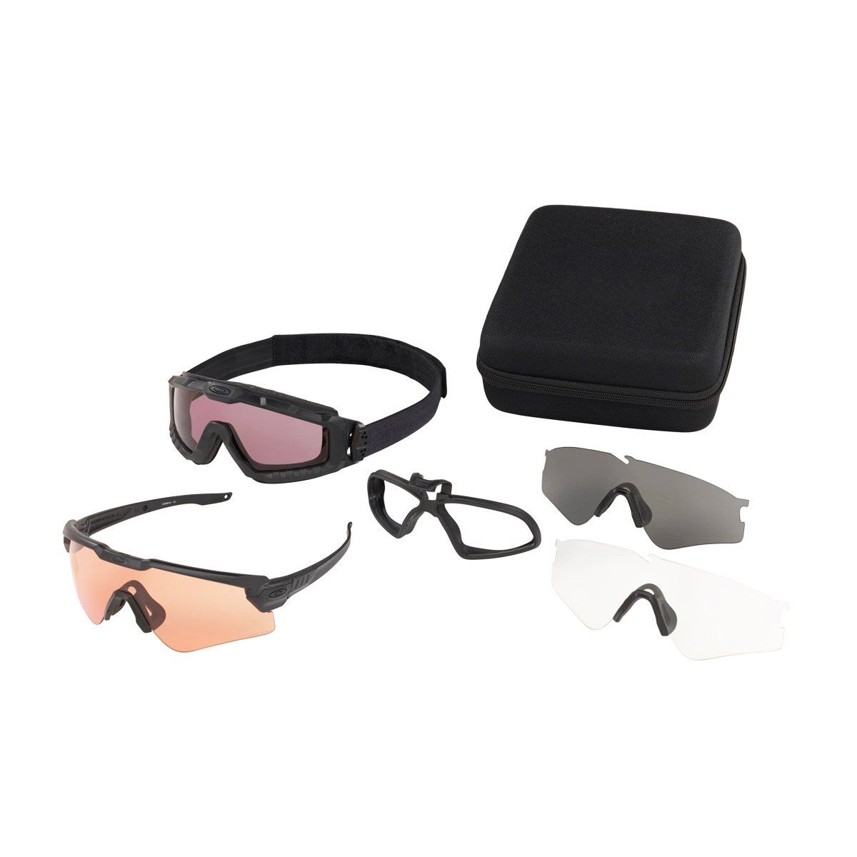 Lunettes de protection Kit Si Ballistic Frame Alpha Operation, masque Halo, Joint 4 Ecr Oakley SI