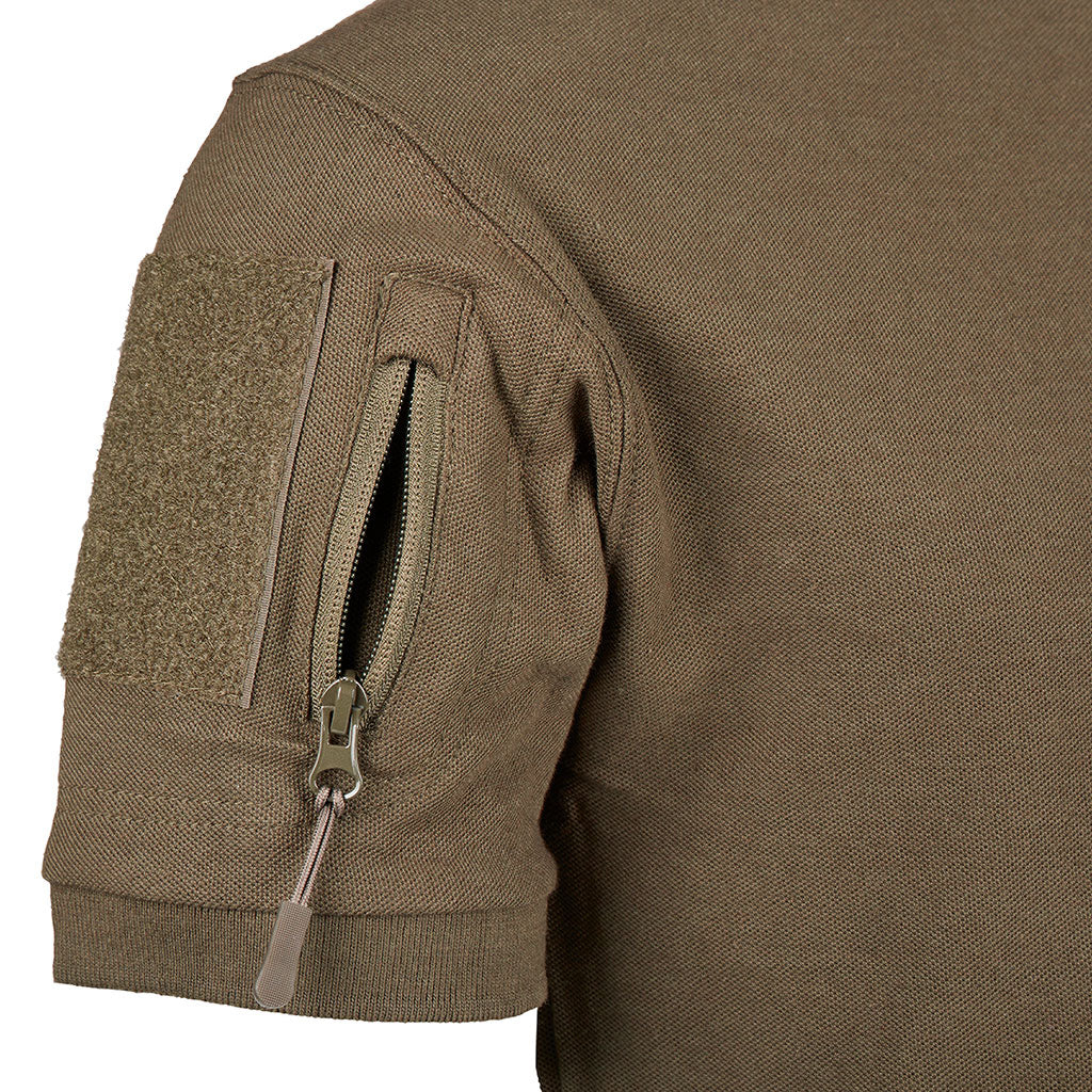 Polo tactique Ares French Army polycoton 230 g/m² poche de manche à glissière