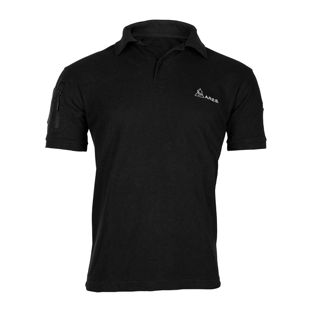 Polo tactique Ares French Forces maille polycoton 230 g/m² et poche de manche