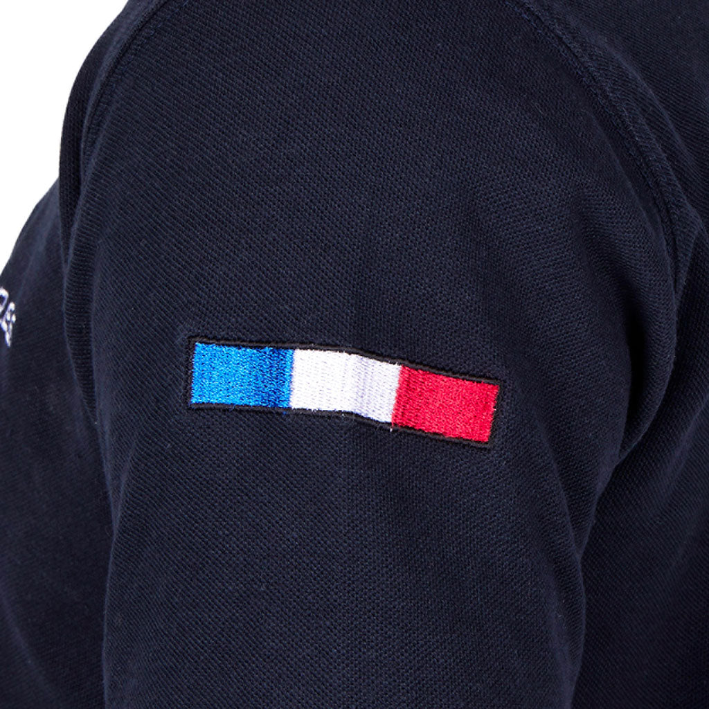 Polo tactique Ares French Forces maille polycoton 230 g/m² et poche de manche