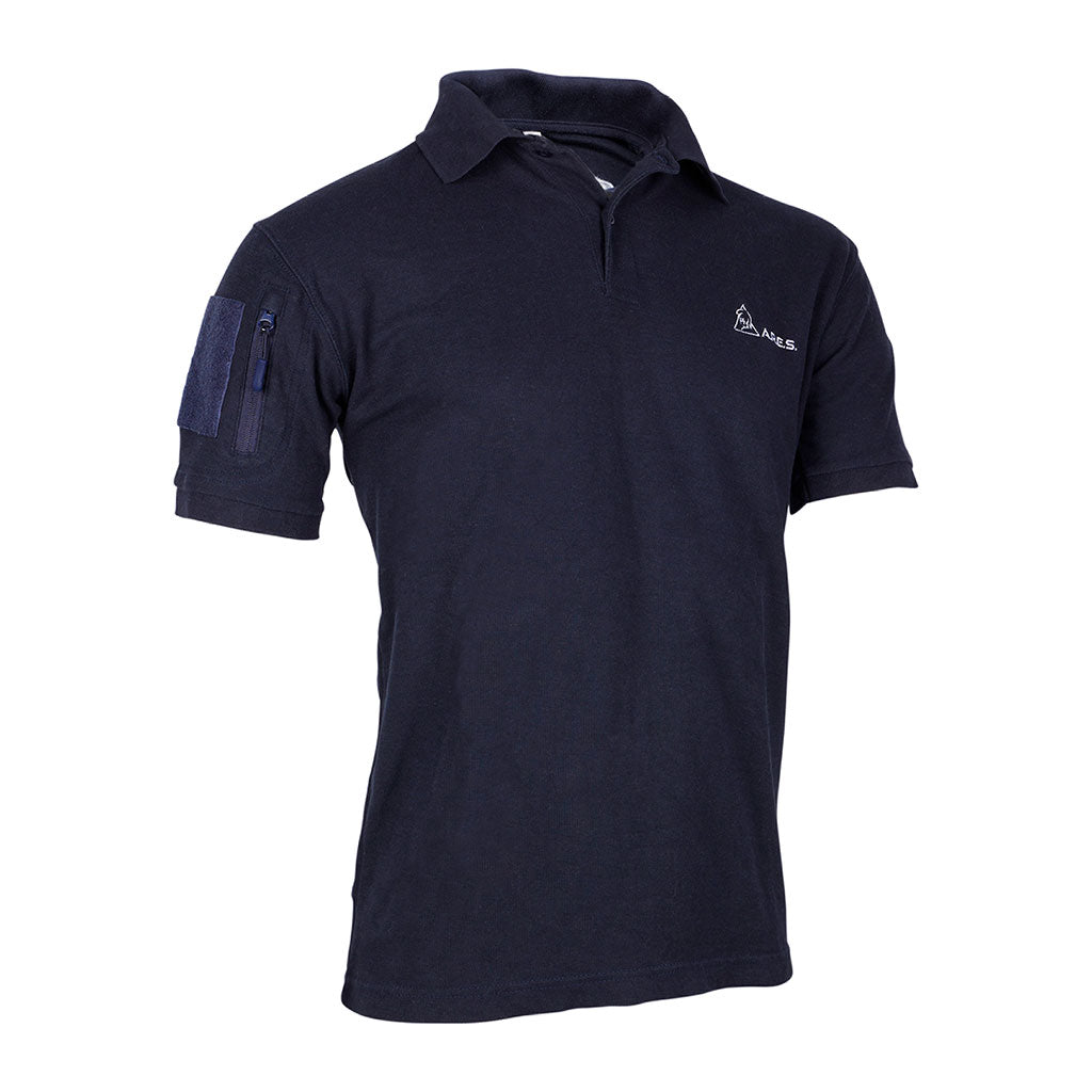 Polo tactique Ares French Forces maille polycoton 230 g/m² et poche de manche