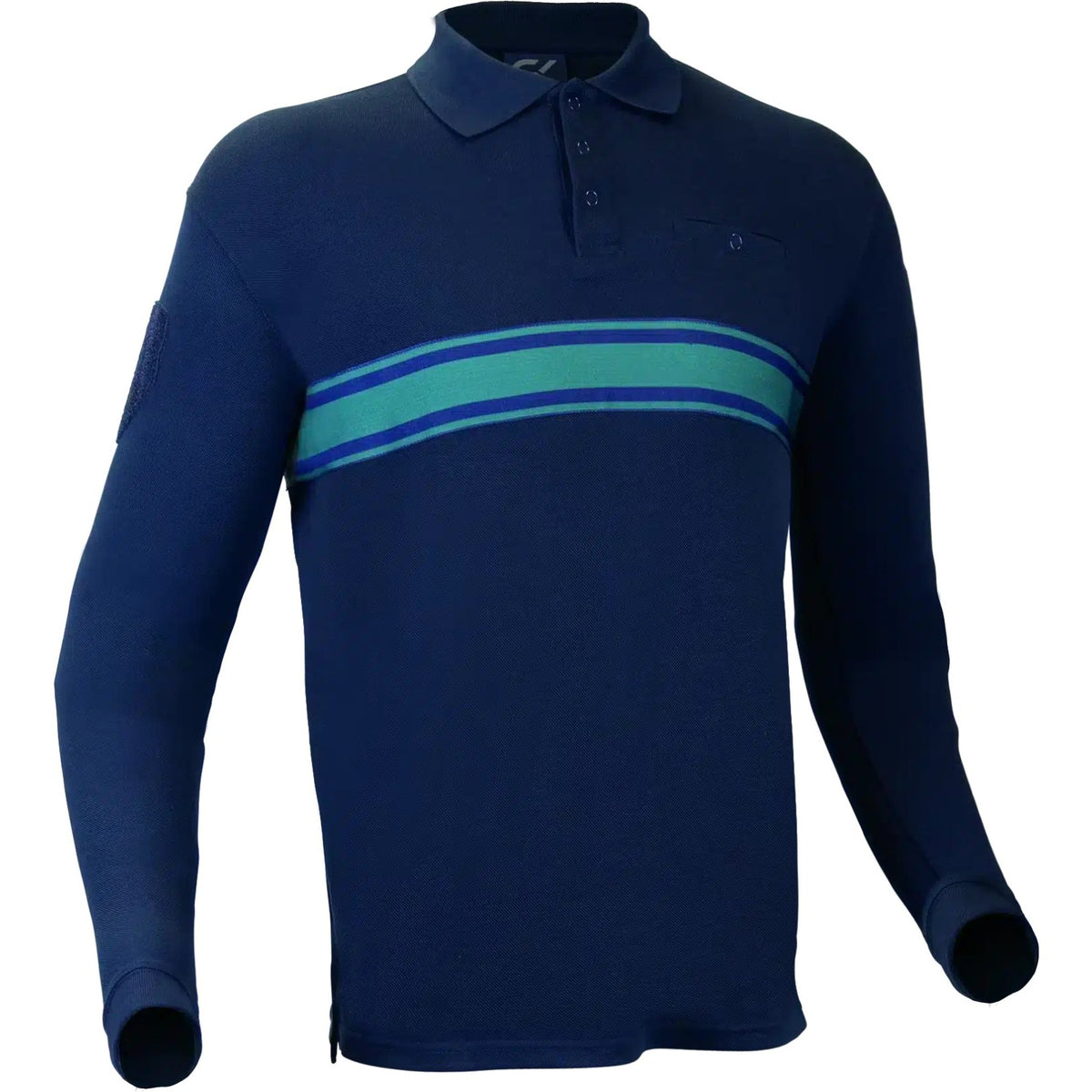 Polo de service manches longues GK Professional A.S.P.J. bandes de signalisation