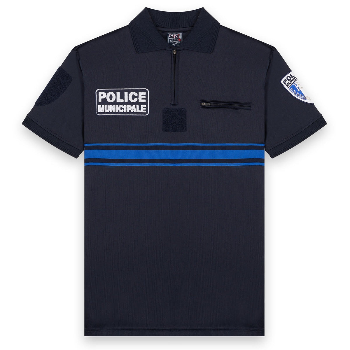 Polo de service manches courtes GK Professional Police Municipale polyester respirant
