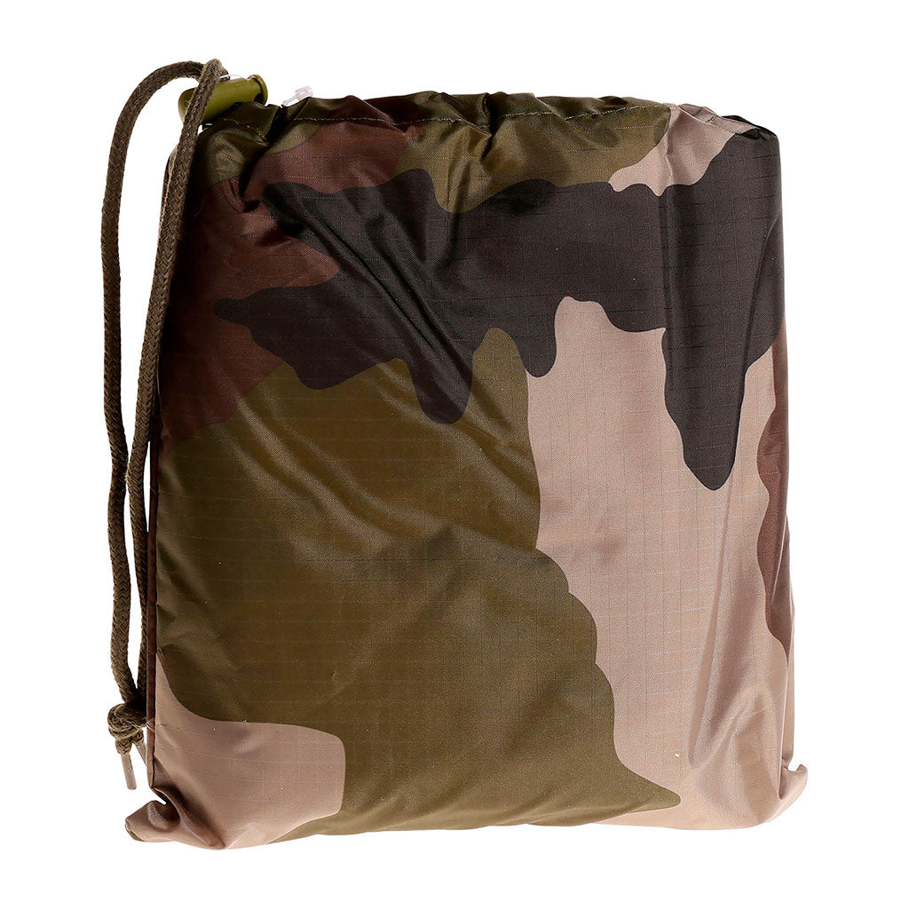 Poncho militaire Ares en nylon ripstop enduit polyuréthane à coutures thermosoudées