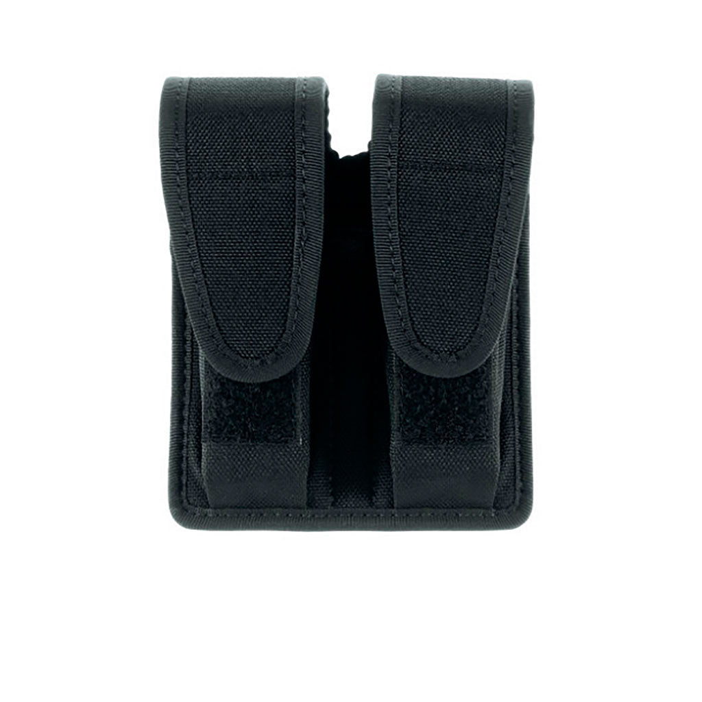 Porte-chargeur double universel King Cobra rabat auto-agrippant et boucle à quatre passants