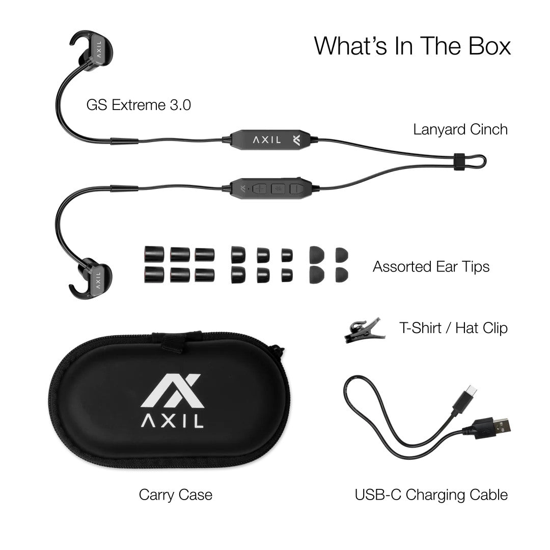 Protections auditives électroniques AXIL GS Extreme 3.0 Bluetooth 5.3 et 26 dB SNR