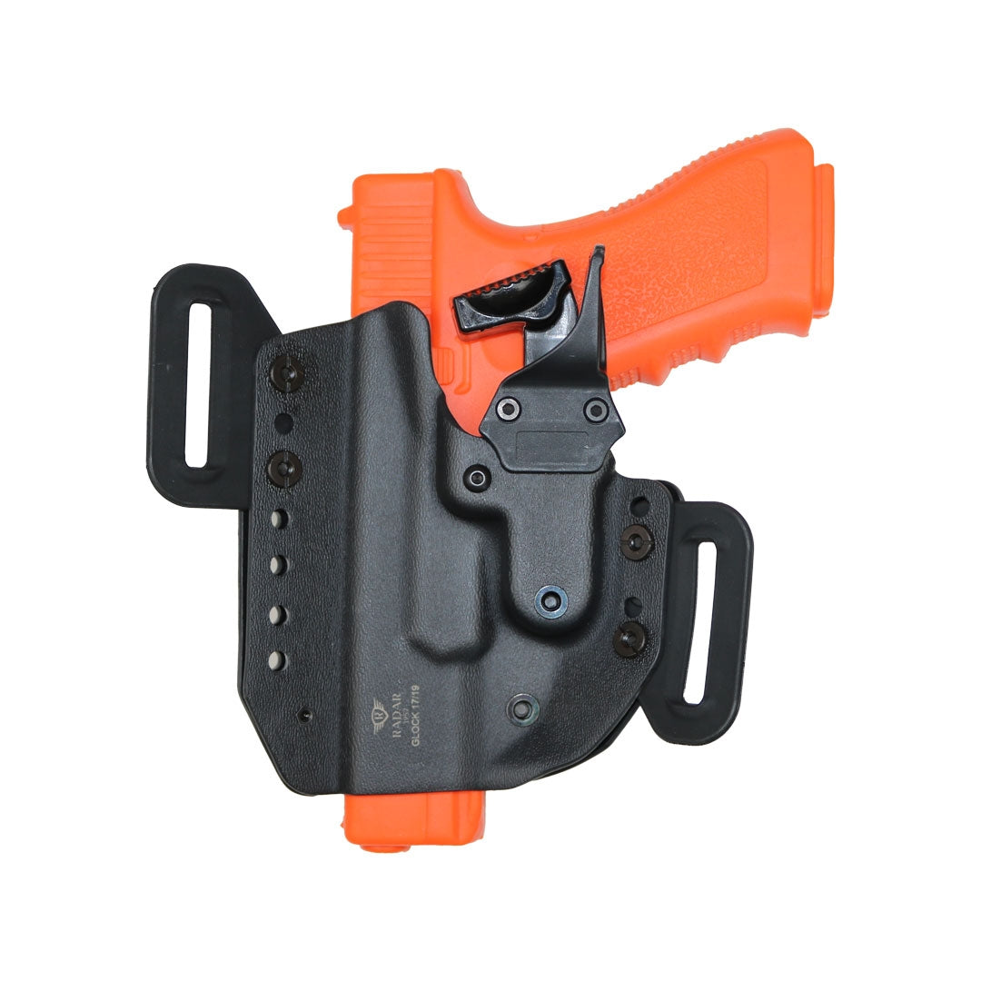 Holster discret C-Flat Radar 1957 Glock 17/19 niveau II en polymère injecté 165 g