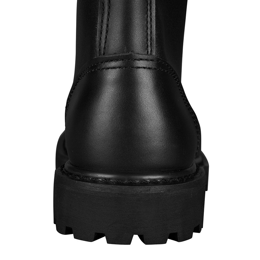 Rangers souples Ares cuir de vachette lisse 2,4 mm cousu Goodyear laçage sur 14 œillets