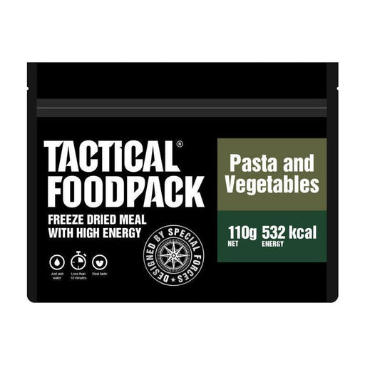 Ration lyophilisée PÂTES & LÉGUMES | 532 KCAL Tactical Foodpack - Autre - Légumes - Welkit.com - 3662950044434 - 1
