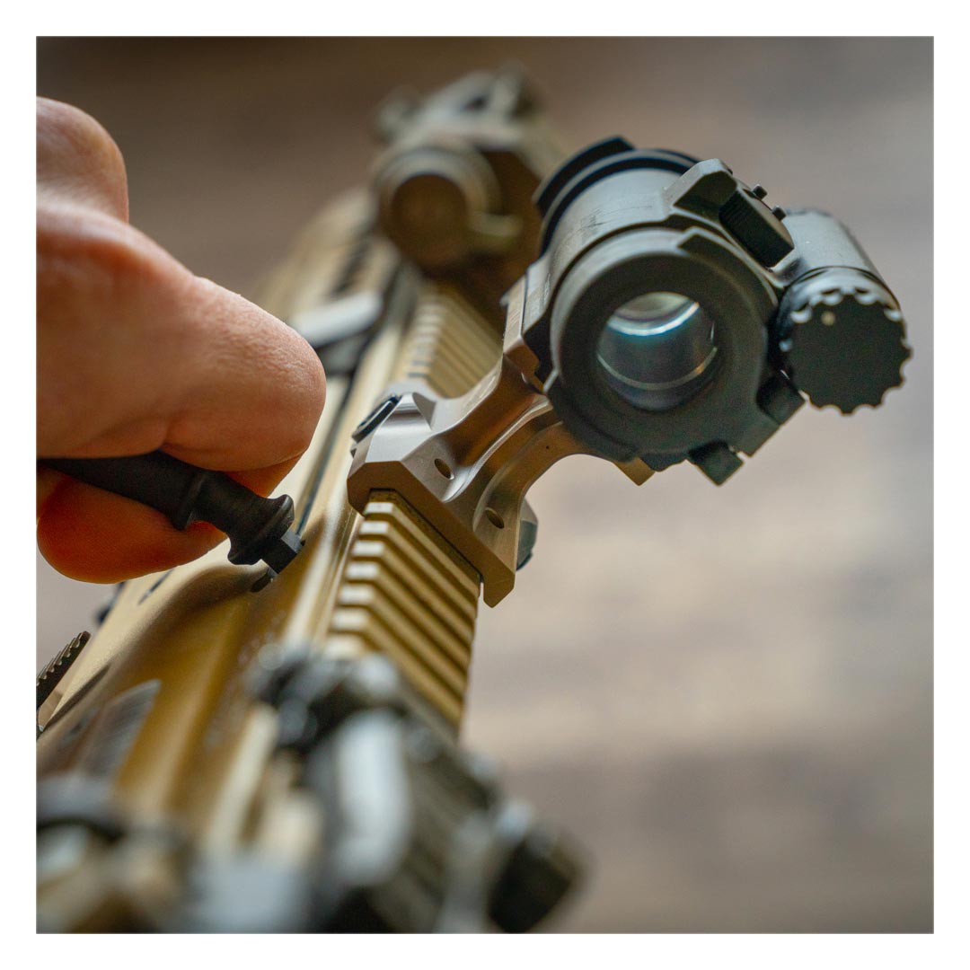Montage pour viseur Reptilia Dot Mount hauteur 39 mm co-témoin pour Aimpoint Micro et CompM5