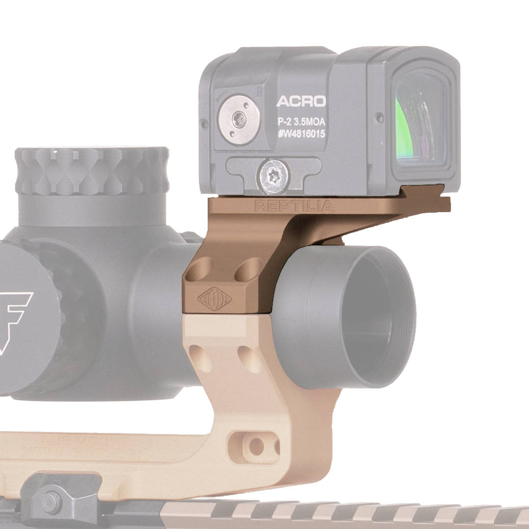 Montage déporté Reptilia ROF-90 pour Aimpoint ACRO et Steiner MPS corps 30 mm 30 grammes