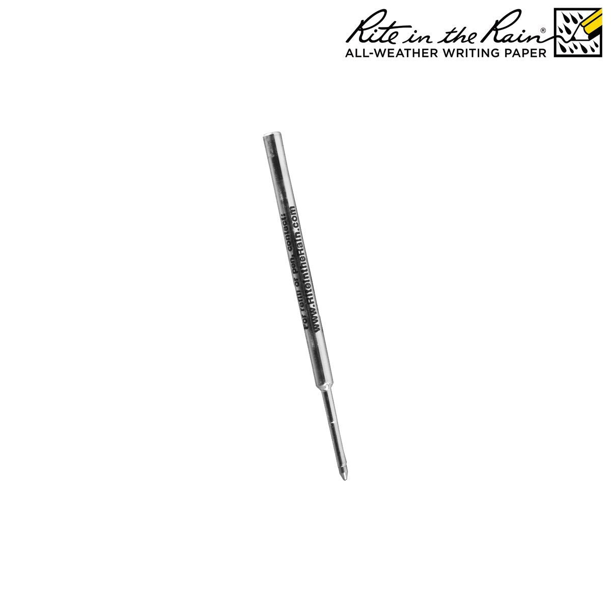 Stylo à bille Rite In The Rain corps métal cartouche pressurisée pour écrire à l'envers