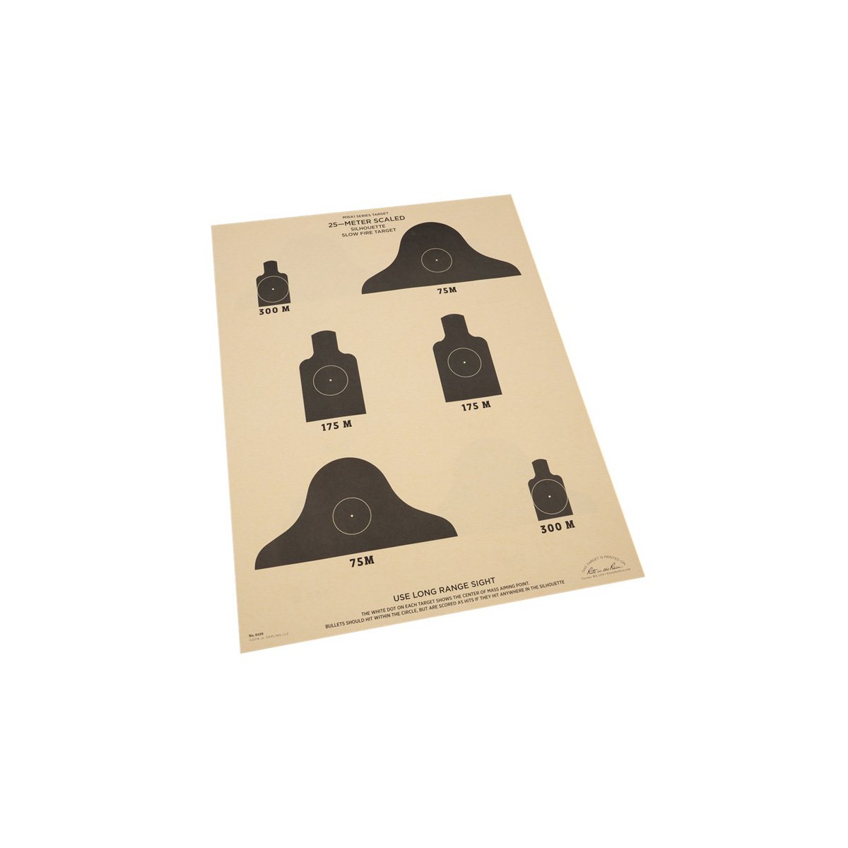 Cibles de zérotage ZeroTag Rite In The Rain 25 m recto verso papier 163 g/m²
