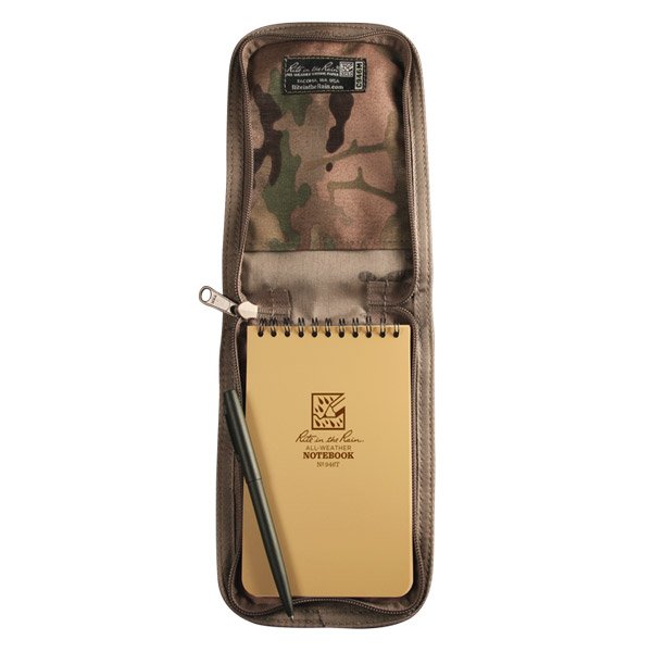 Kit carnet à spirale supérieure 10 x 15 cm Rite In The Rain stylo et housse Cordura