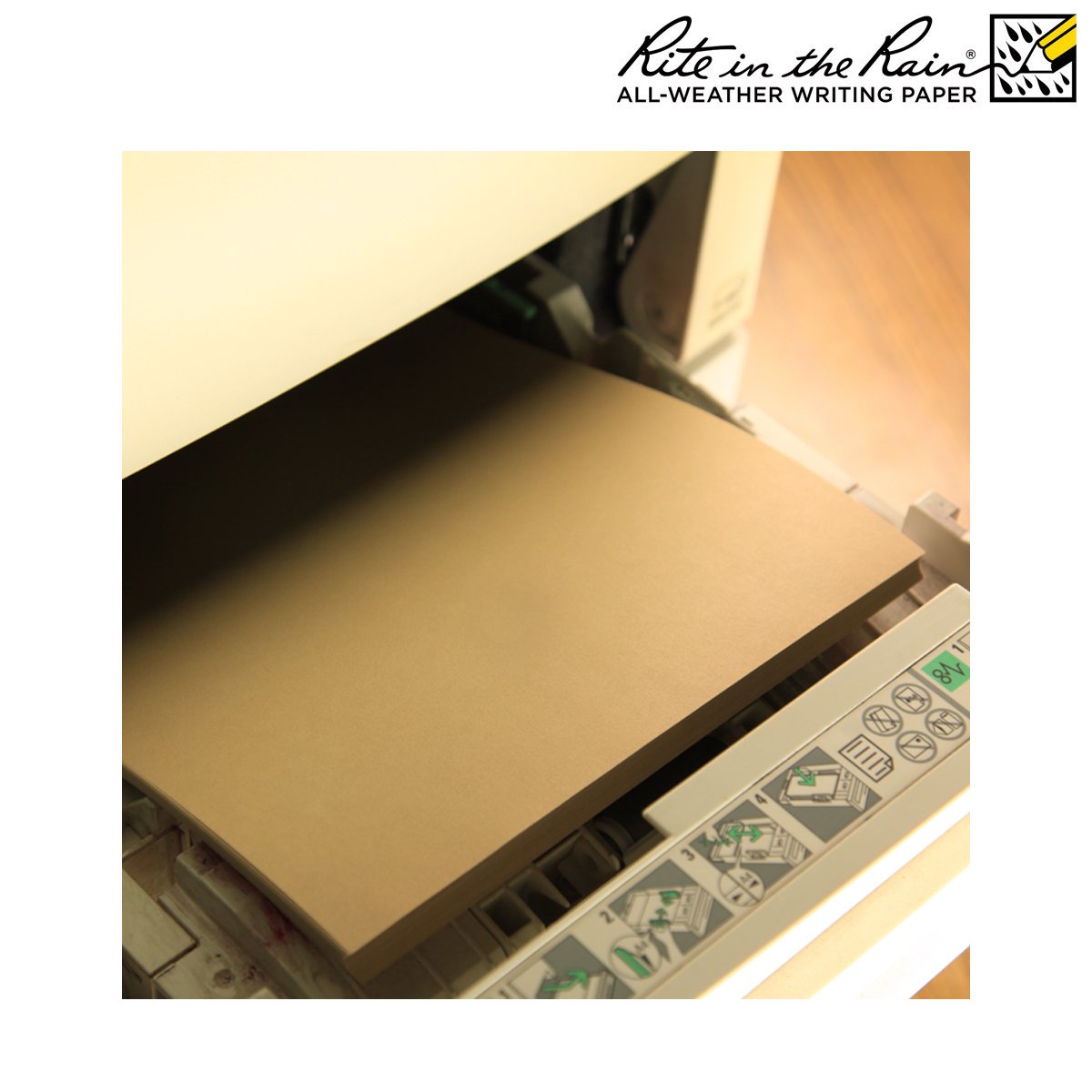 Papier tout-temps A4 Rite In The Rain pour imprimante, paquets de 200 ou 500 feuilles