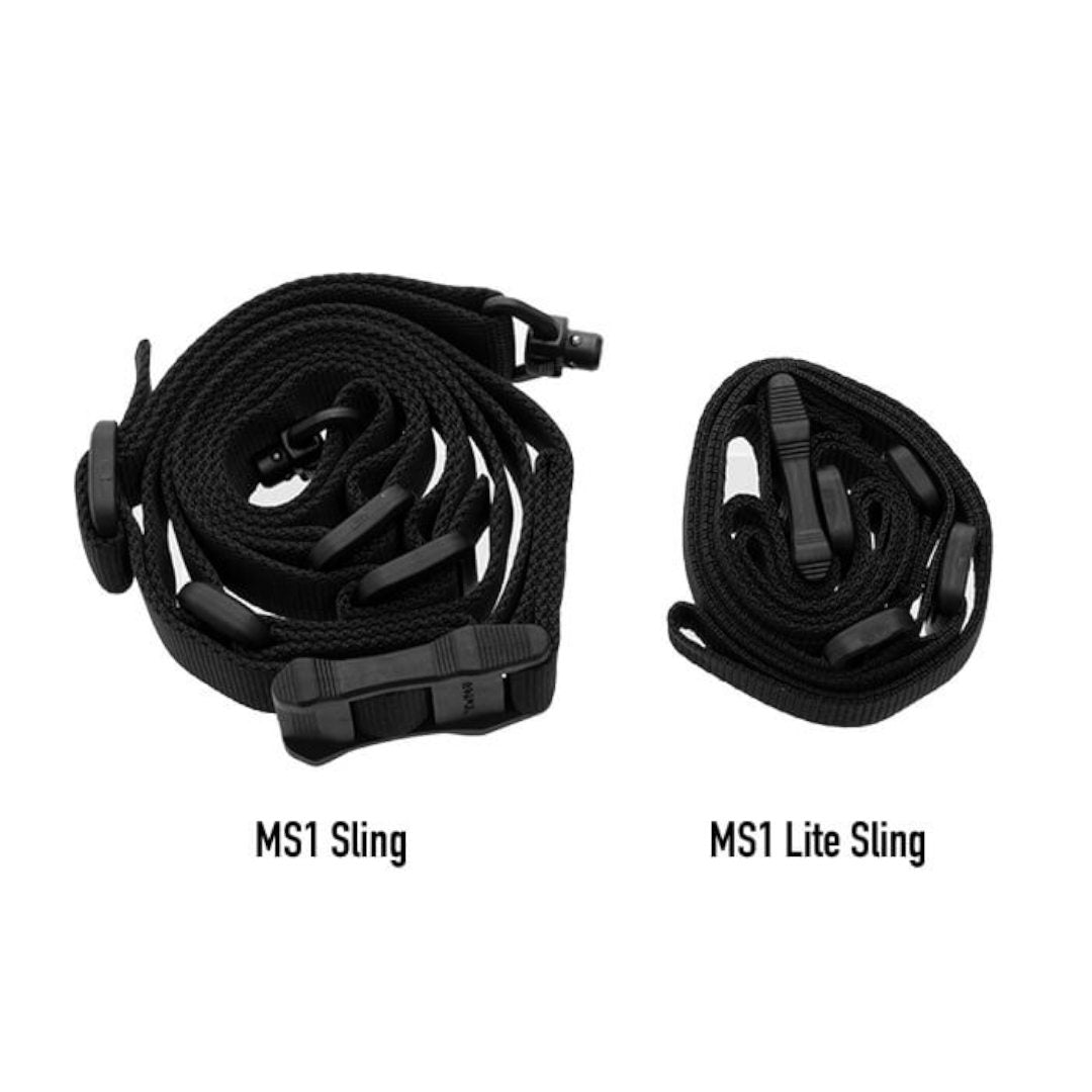 Sangle d'arme deux points Magpul MS1 Lite en nylon de 2,5 cm réglable d'une main