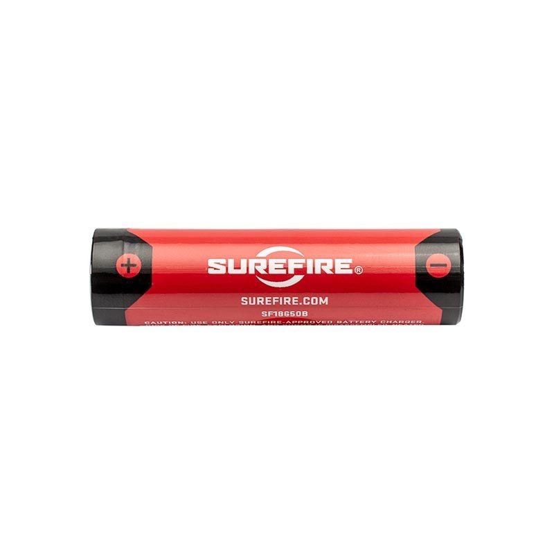 Batterie rechargeable Surefire 18650B lithium-ion 3,5 Ah à recharge micro-USB