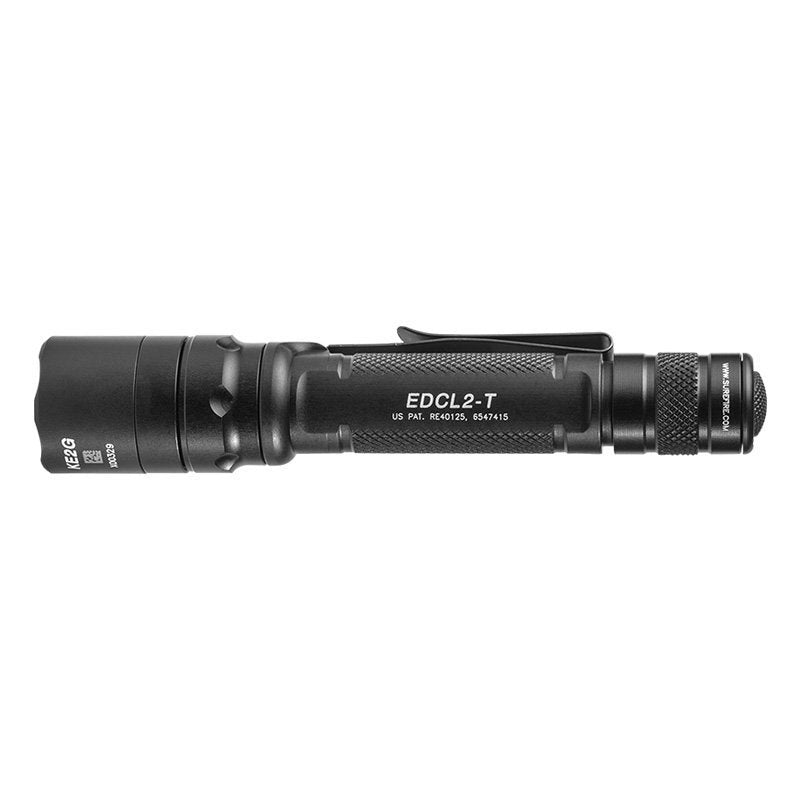 Lampe torche Surefire EDCL2-T 1200 lumens deux piles CR123A et clip réversible