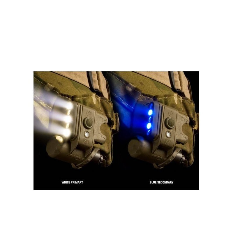 Lampe de casque Surefire HL1-A 19,2 lumens à balise infrarouge IFF et montage ambidextre
