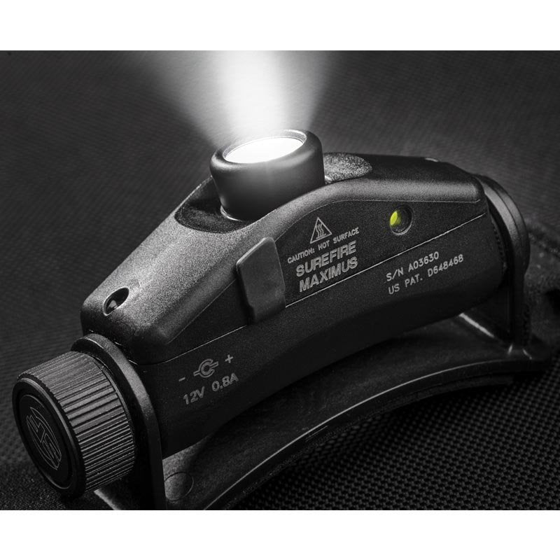 Lampe frontale rechargeable Surefire Maximus 1 à 1000 lumens à corps magnésium
