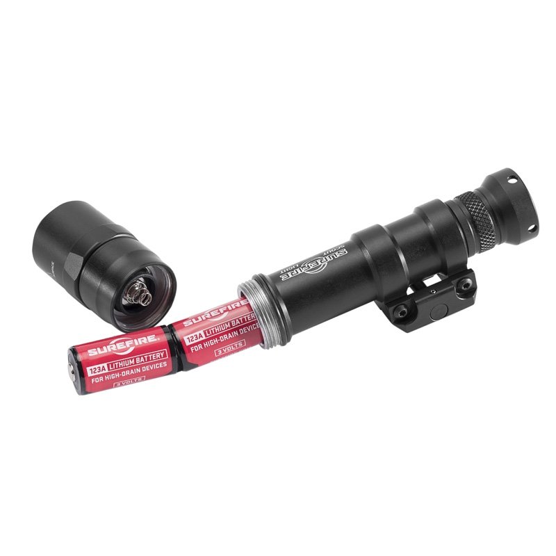 Lampe pour arme Surefire M600DF Dual Fuel Scout Light 1500 lumens rechargeable
