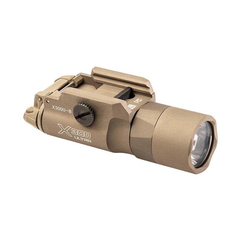Lampe pour arme Surefire X300-B Ultra 1000 lumens montage à vis T-Slot ambidextre