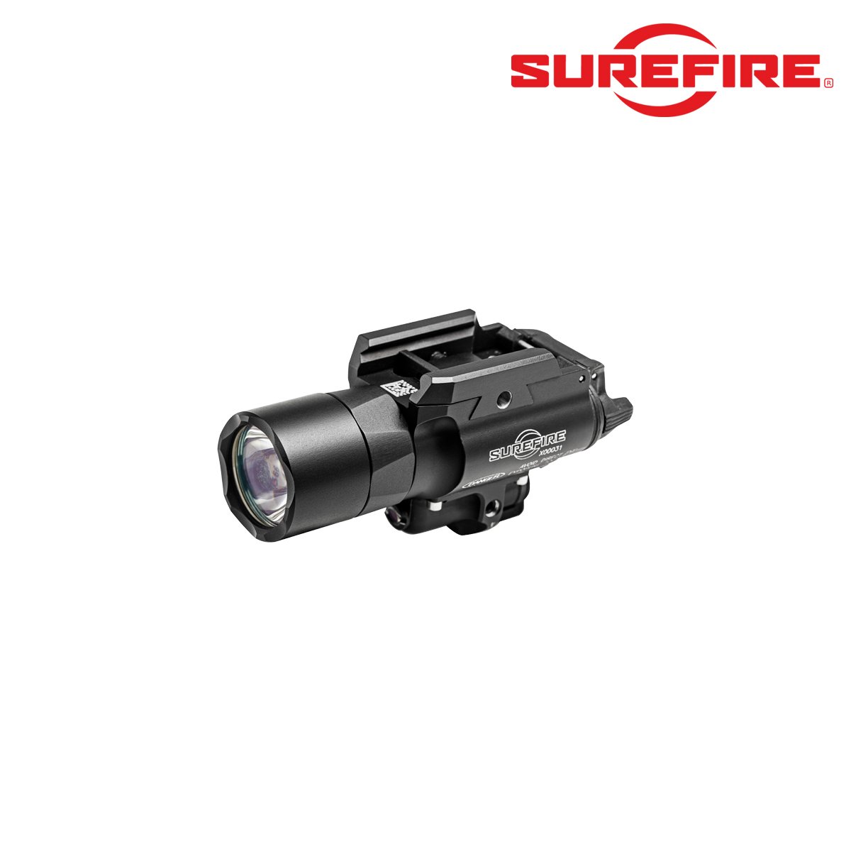 Lampe pour arme Surefire X400 Ultra 1000 lumens avec laser visible 5 mW à 635 nm