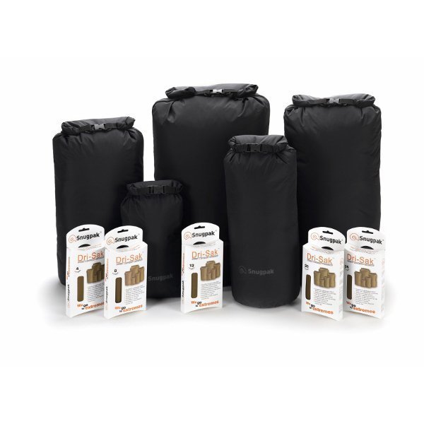 Sac étanche Dri-Sak Snugpak en nylon laminé à coutures scellées de 4 à 35 litres