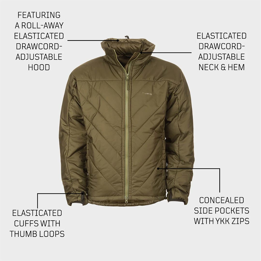Veste chaude Snugpak SJ3 Softie Premier confort 0 °C capuche enroulable 580 g