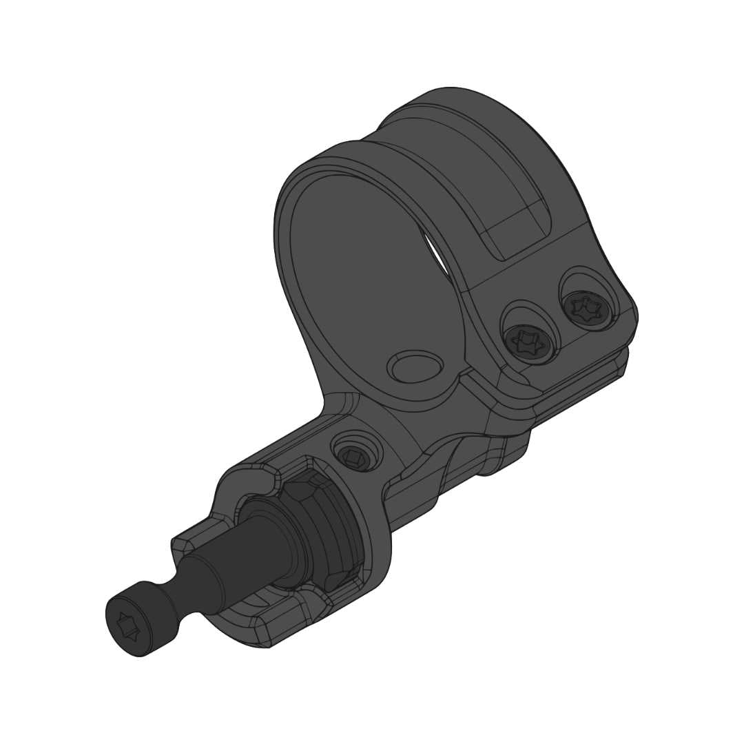 Montage de lunette Spuhr RDF-20225K hauteur 57 mm rail Picatinny pour Aimpoint Micro T-2