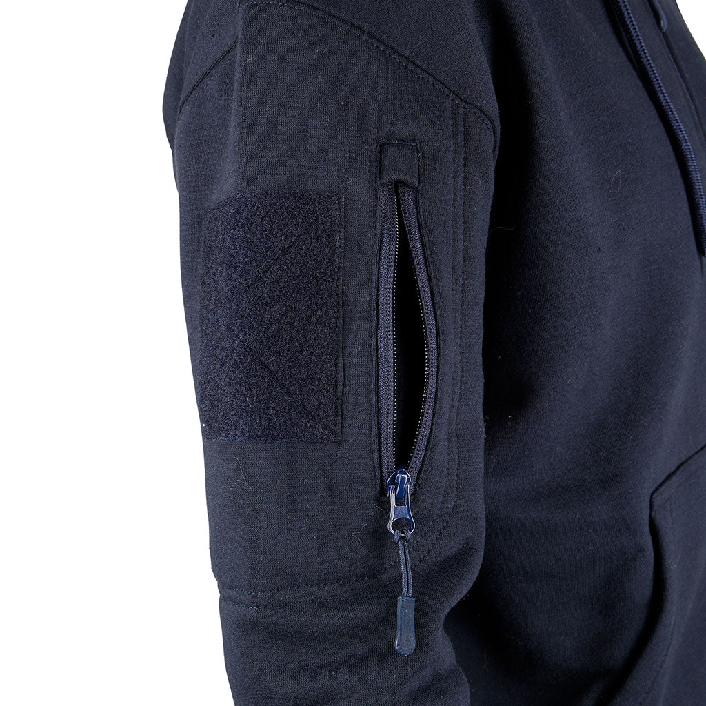 Sweat à capuche Ares polycoton 350 g/m² brodé FRENCH FORCES poche de manche