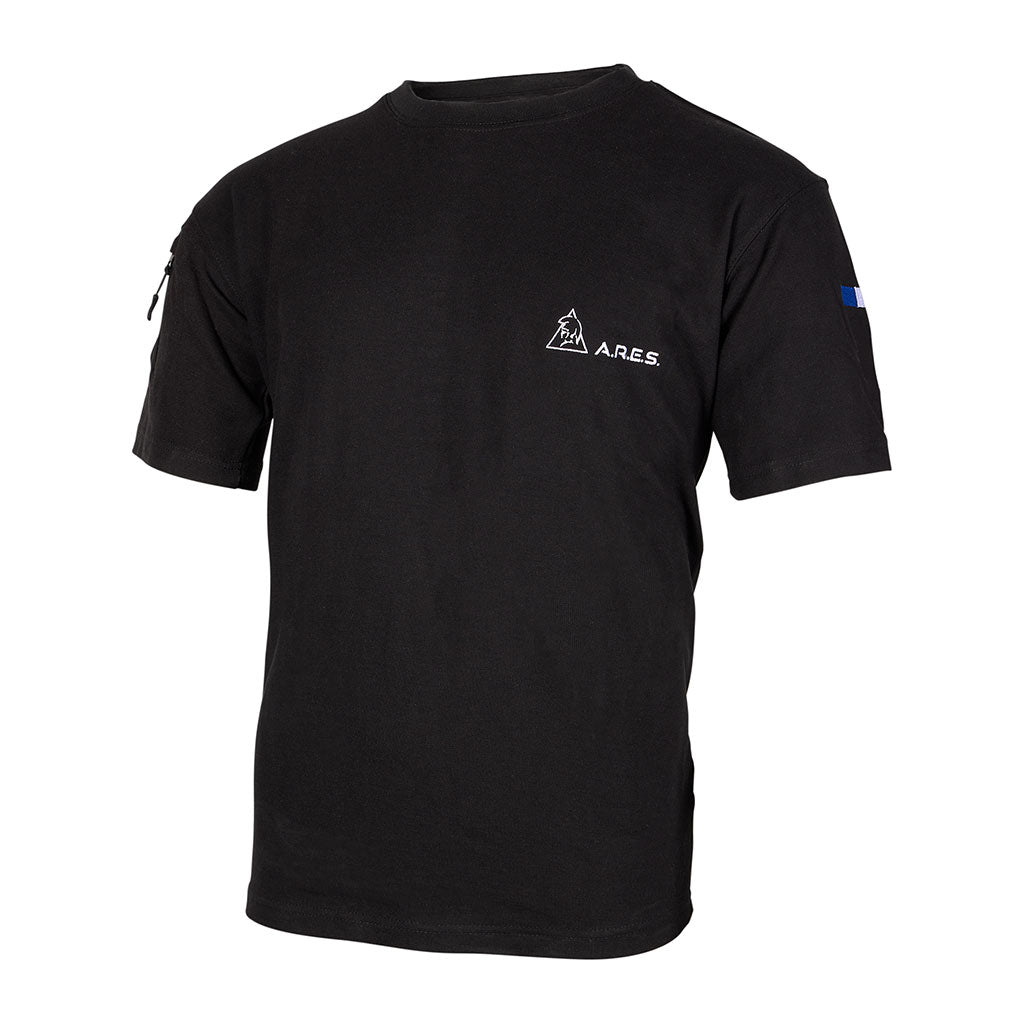 T-shirt Ares French Forces en polycoton 52% coton et 48% polyester brodé au dos