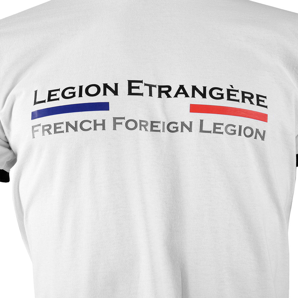 T-shirt Ares 100% coton Légion étrangère avec quatrain de Pascal Bonetti au dos