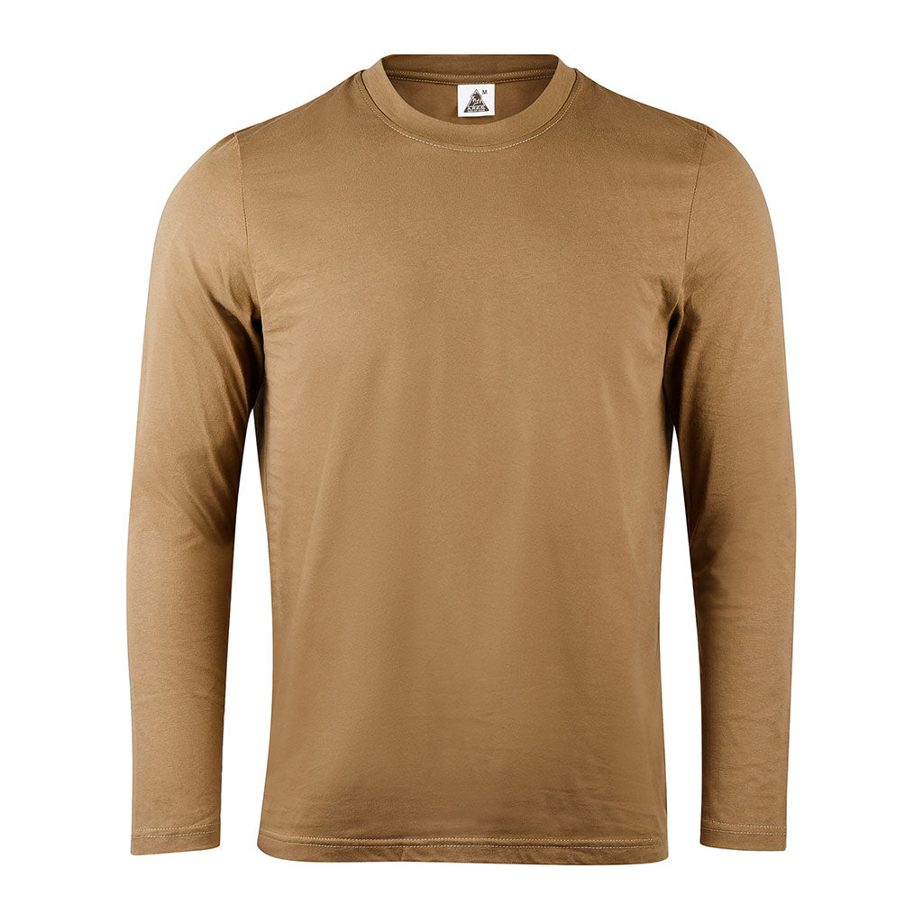 T-shirt à manches longues Ares en coton 180 g/m² col rond et coupe droite