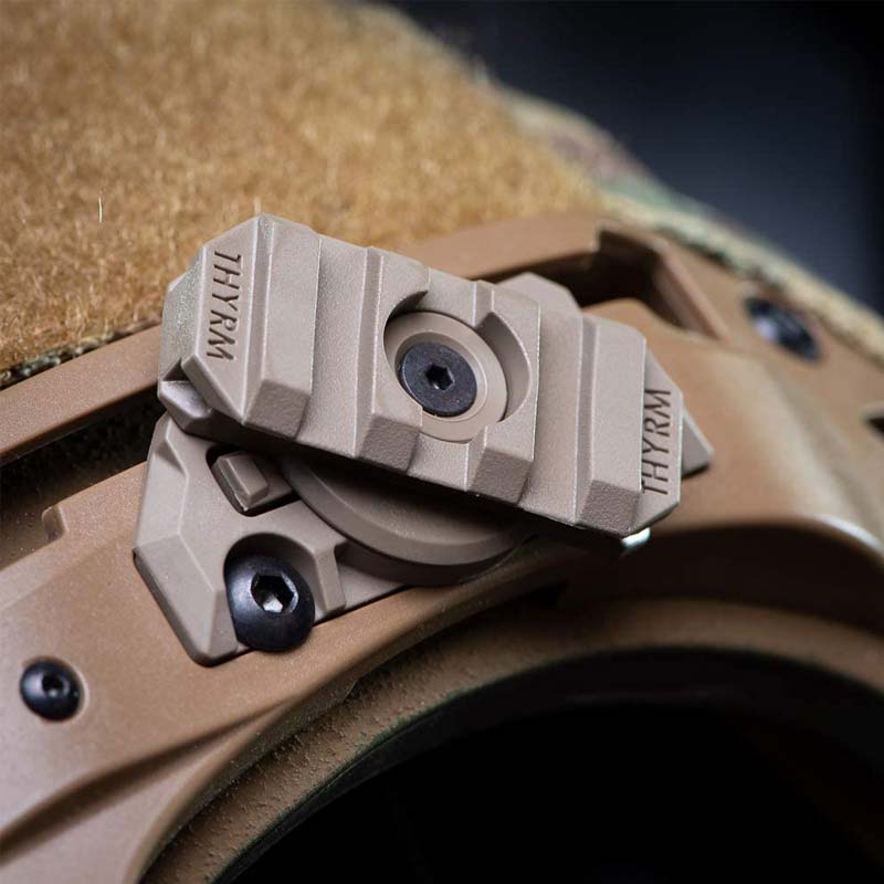 Support de lampe pour casque Thyrm VariArc pour montages latéraux Team Wendy rail Picatinny