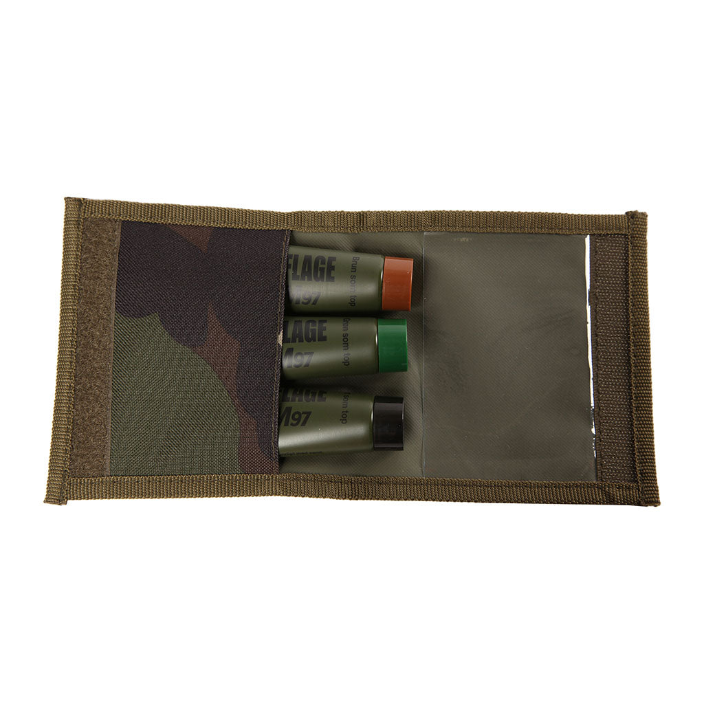 Crème de grimage Ares trois tubes de 30 ml avec miroir et étui de transport