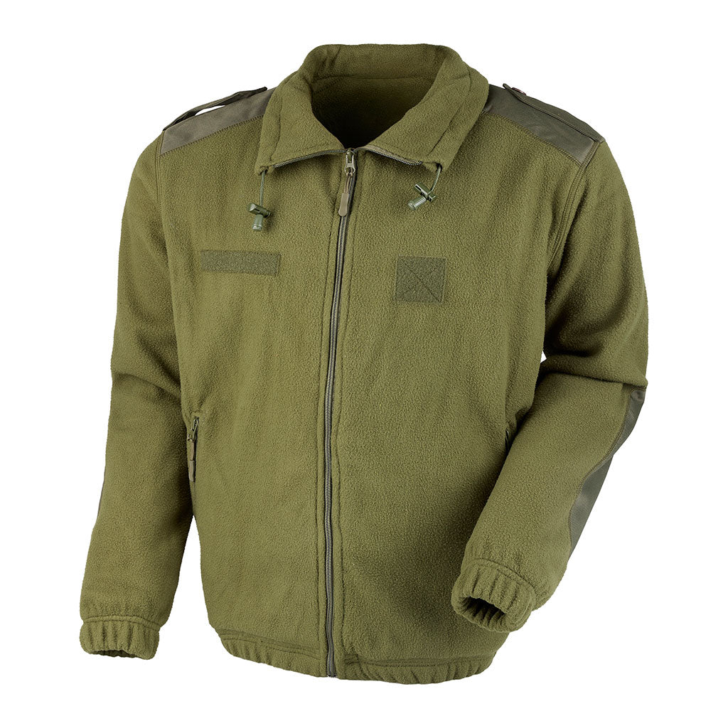 Veste polaire Ares 400 g/m² polyester renforts aux coudes et épaules col montant