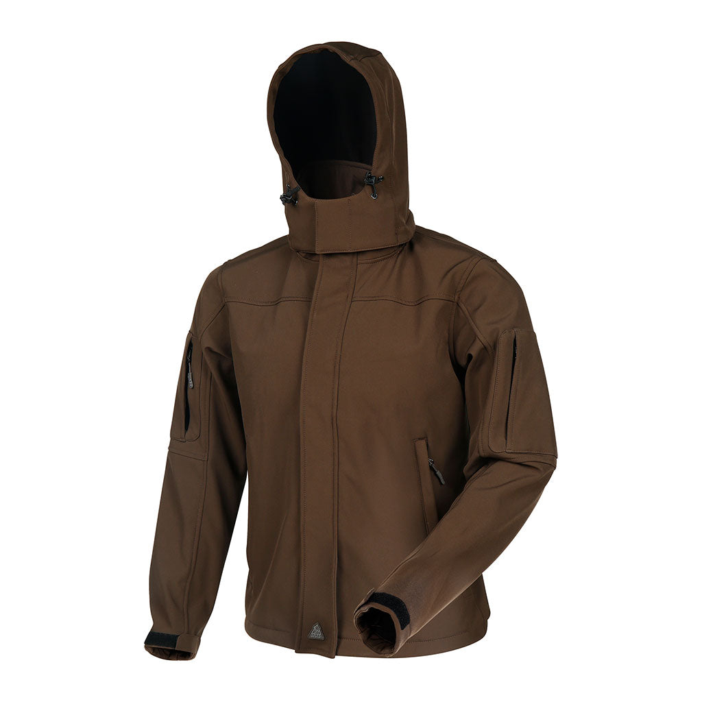 Veste softshell Ares Baroud Trex doublure polaire micro-aérée capuche amovible