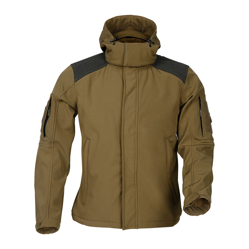 Veste softshell Ares Baroud Trex doublure polaire micro-aérée capuche amovible